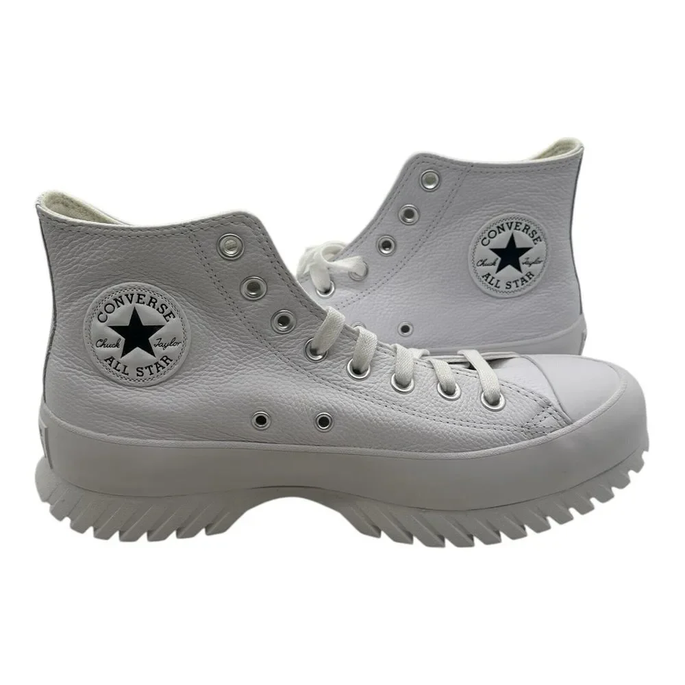 Converse Chuck Taylor All Star Lugged 2.0‎ Hi Sneaker Womens 10.5 Mens 8.5 White